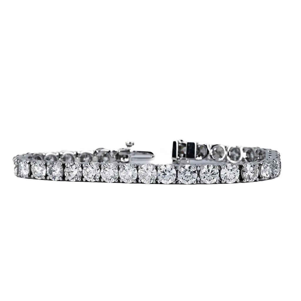 15ctw Diamond Tennis Bracelet, 6.75  14K White Gold