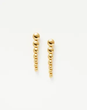 Beaded Drop Earrings | 18k Gold Vermeil