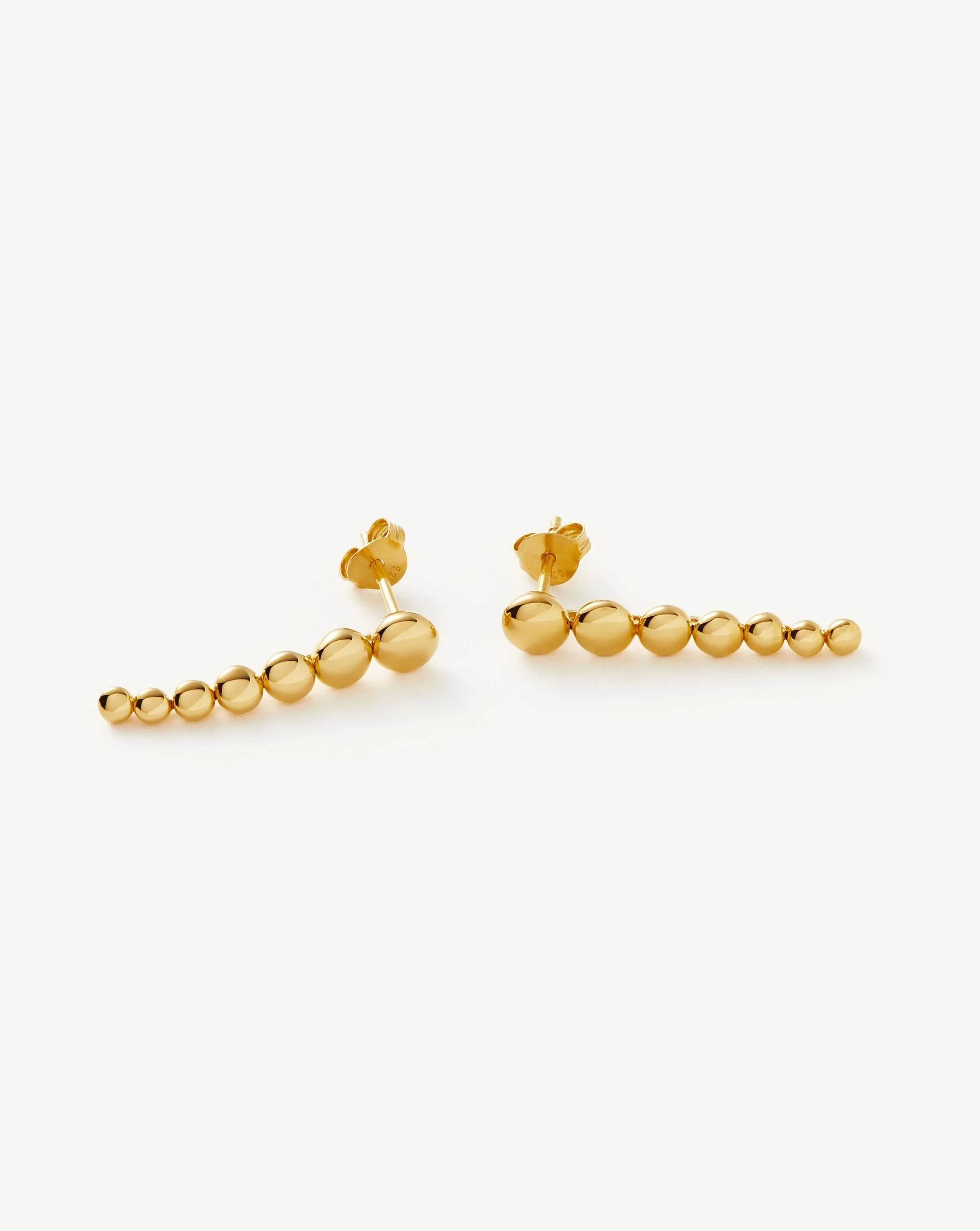 Beaded Drop Earrings | 18k Gold Vermeil