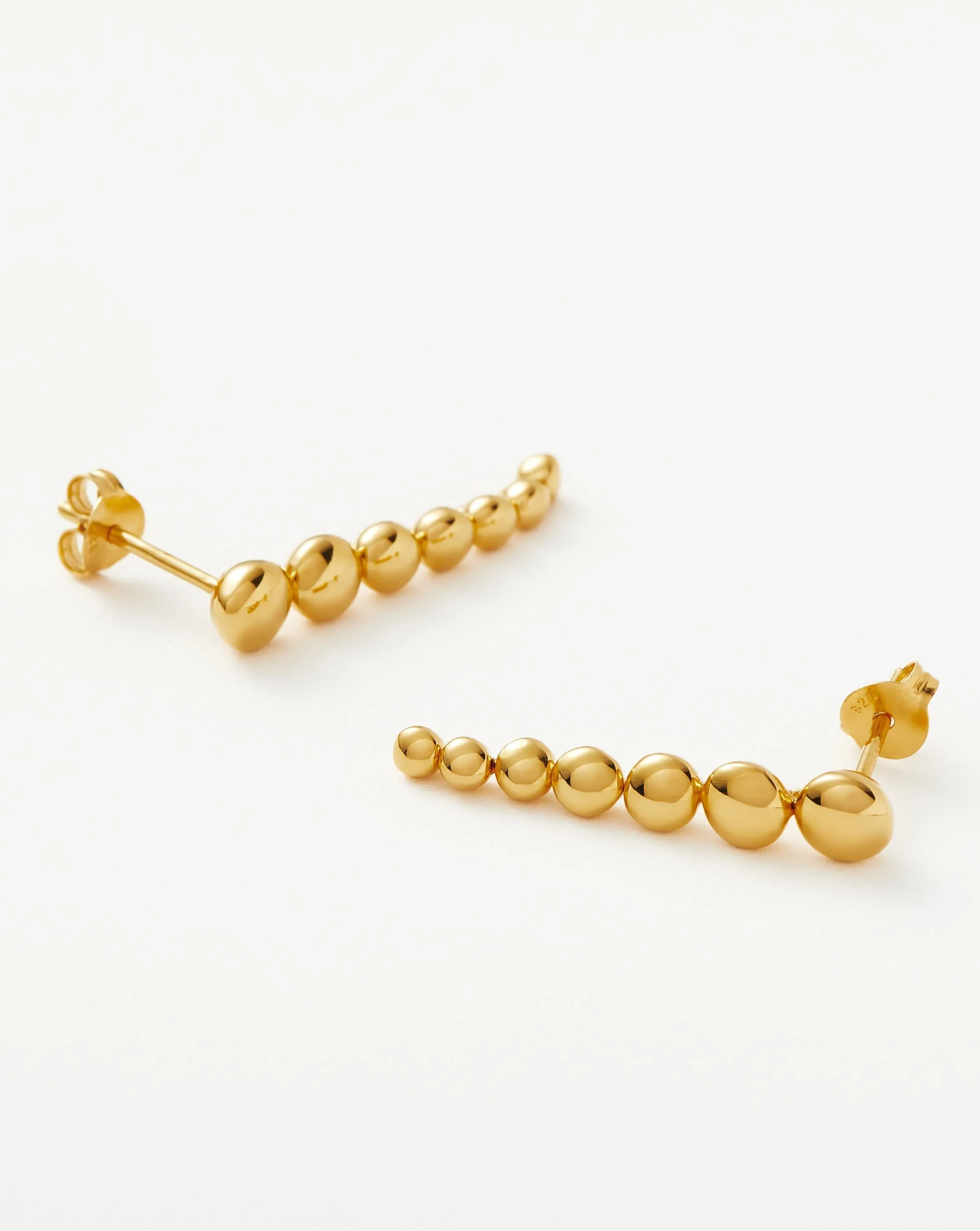 Beaded Drop Earrings | 18k Gold Vermeil