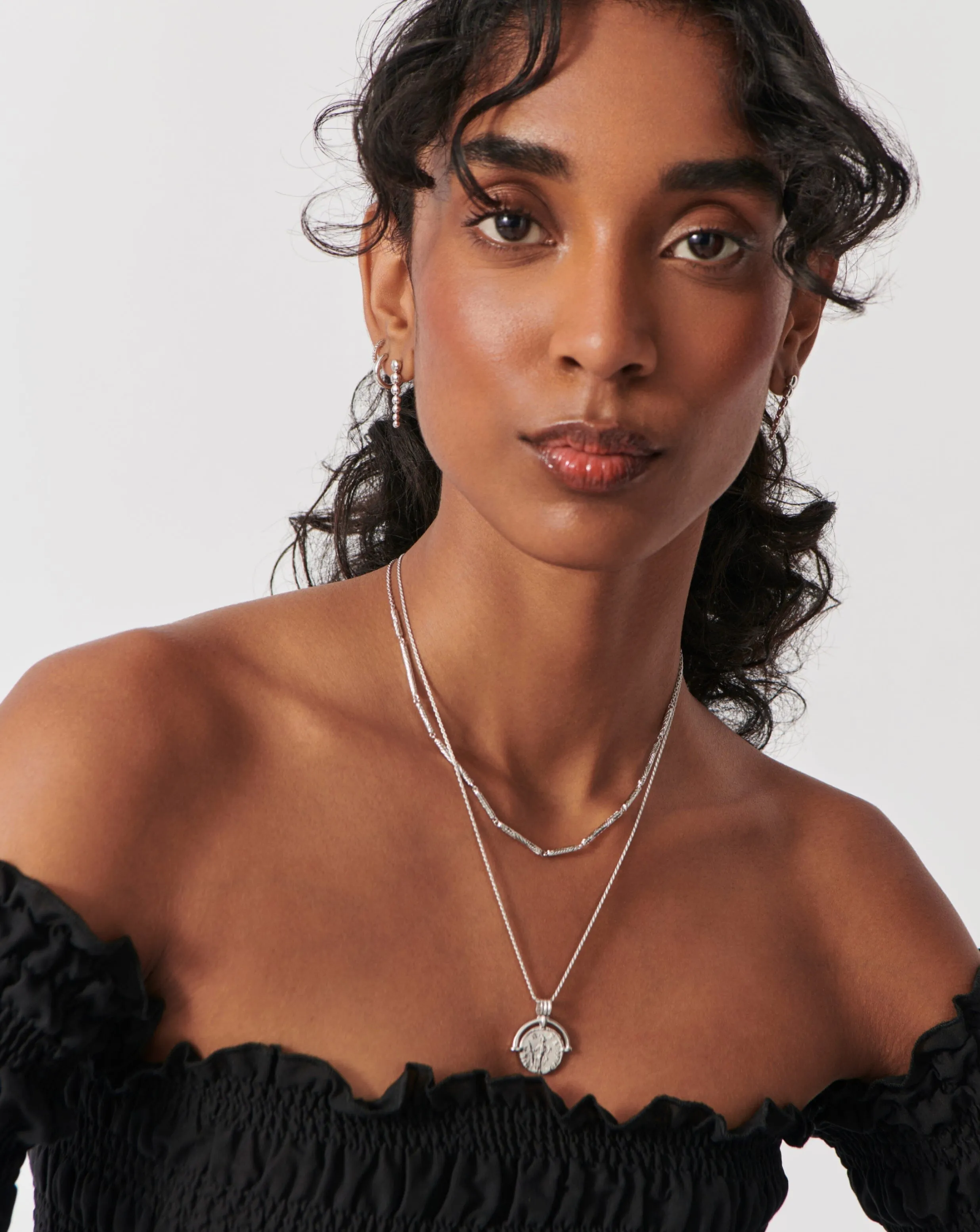 Beaded Drop Earrings | Sterlin Silver