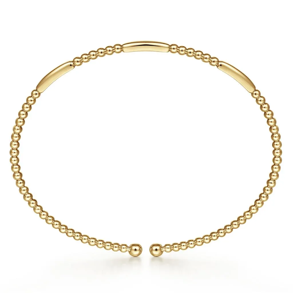 Bujukan Open Bangle - 14K Yellow Gold