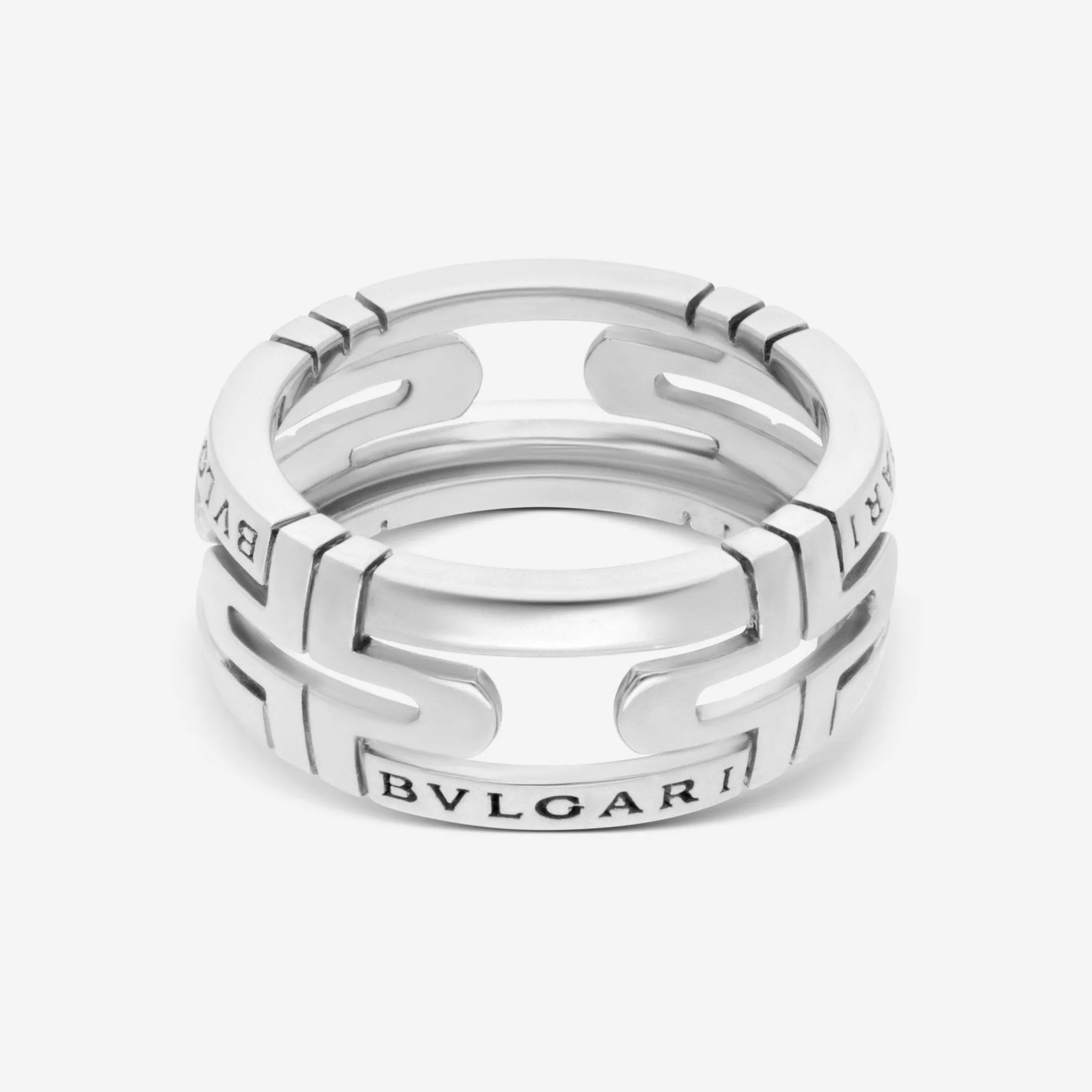 Bulgari 18K White Gold Ring 341966