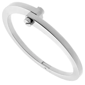 Cartier Menotte Handcuff White Gold Bangle Bracelet
