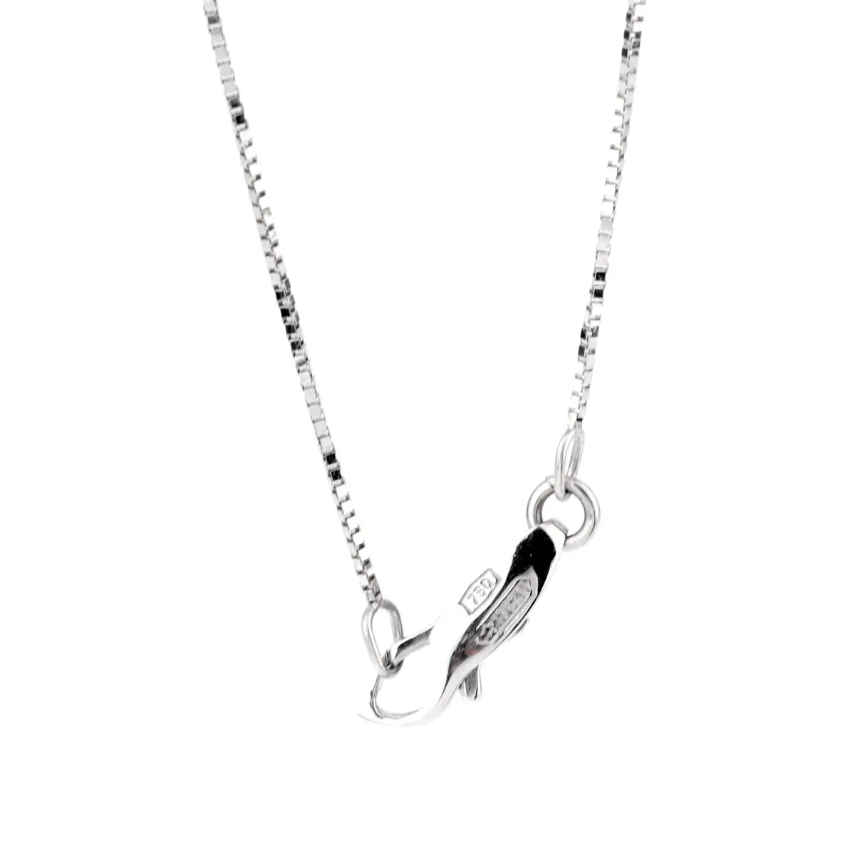 Comete Gioelli Diamond Cross White Gold Necklace