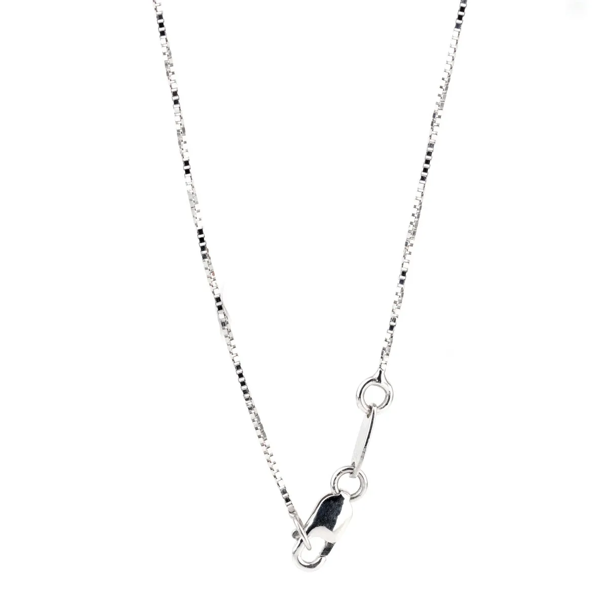Comete Gioelli Diamond Line White Gold Necklace