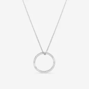 Damiani 18K Whte Gold Diamond Pendant Necklace 20012010