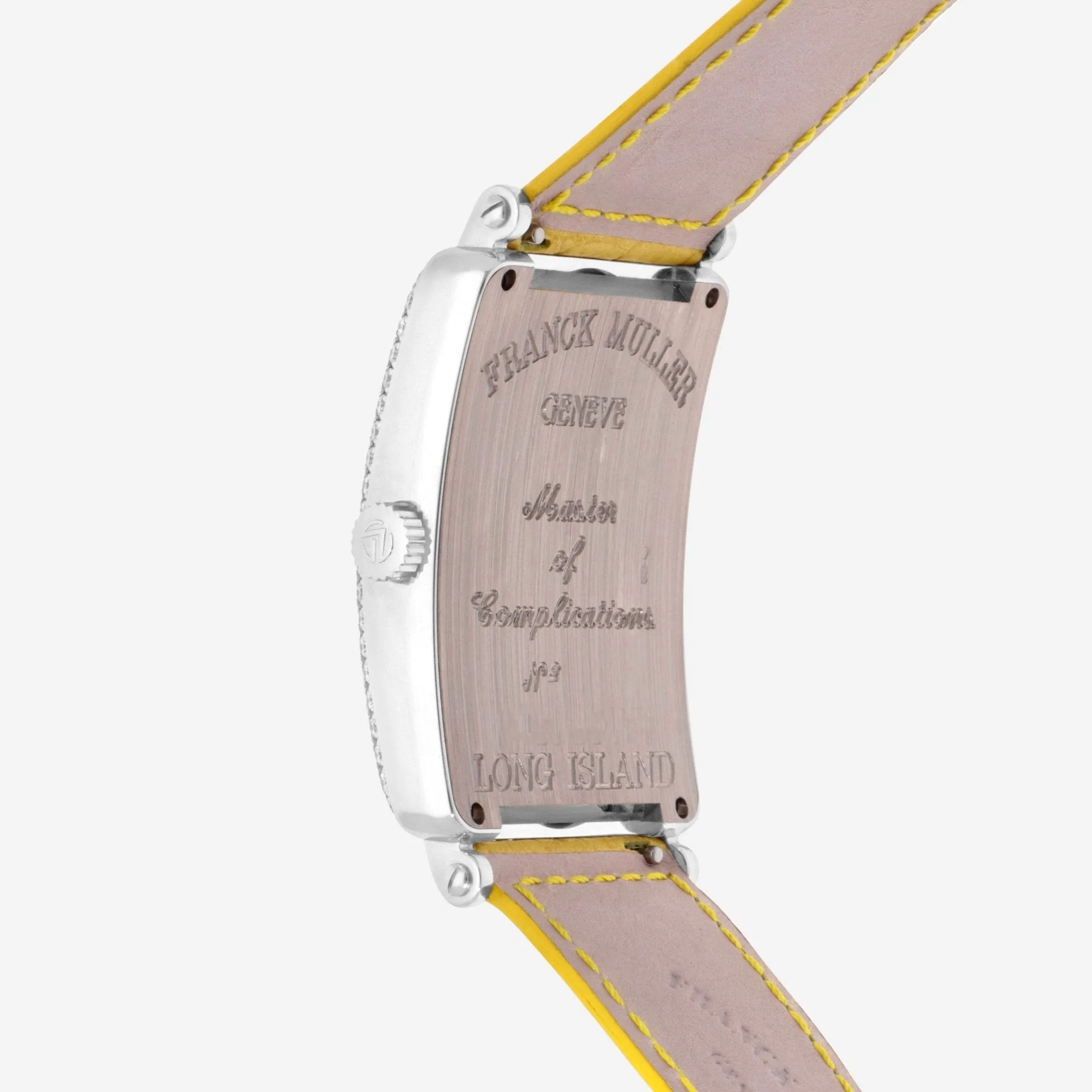 Franck Muller Long Island 18K White Gold Diamond Automatic Ladies Watch 1150SCDTD1P