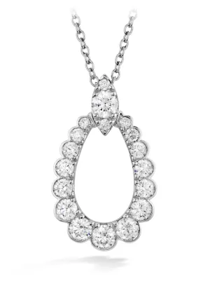HEARTS ON FIRE - AERIAL REGAL TEARDROP PENDANT