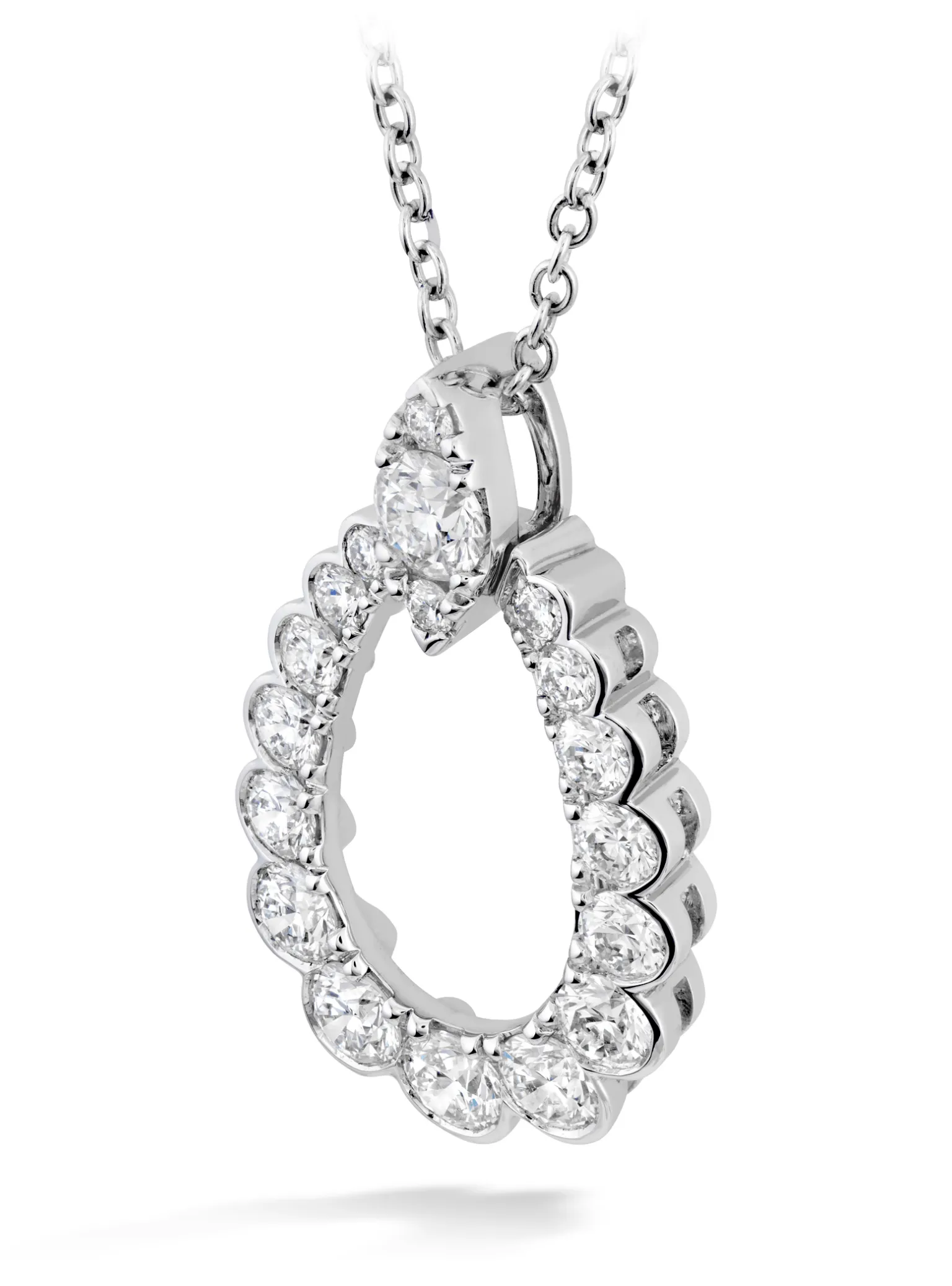 HEARTS ON FIRE - AERIAL REGAL TEARDROP PENDANT