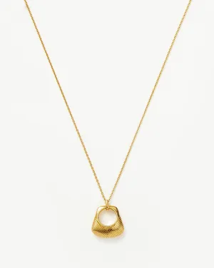 Hera Ridge Pendant Necklace | 18k Gold Plated