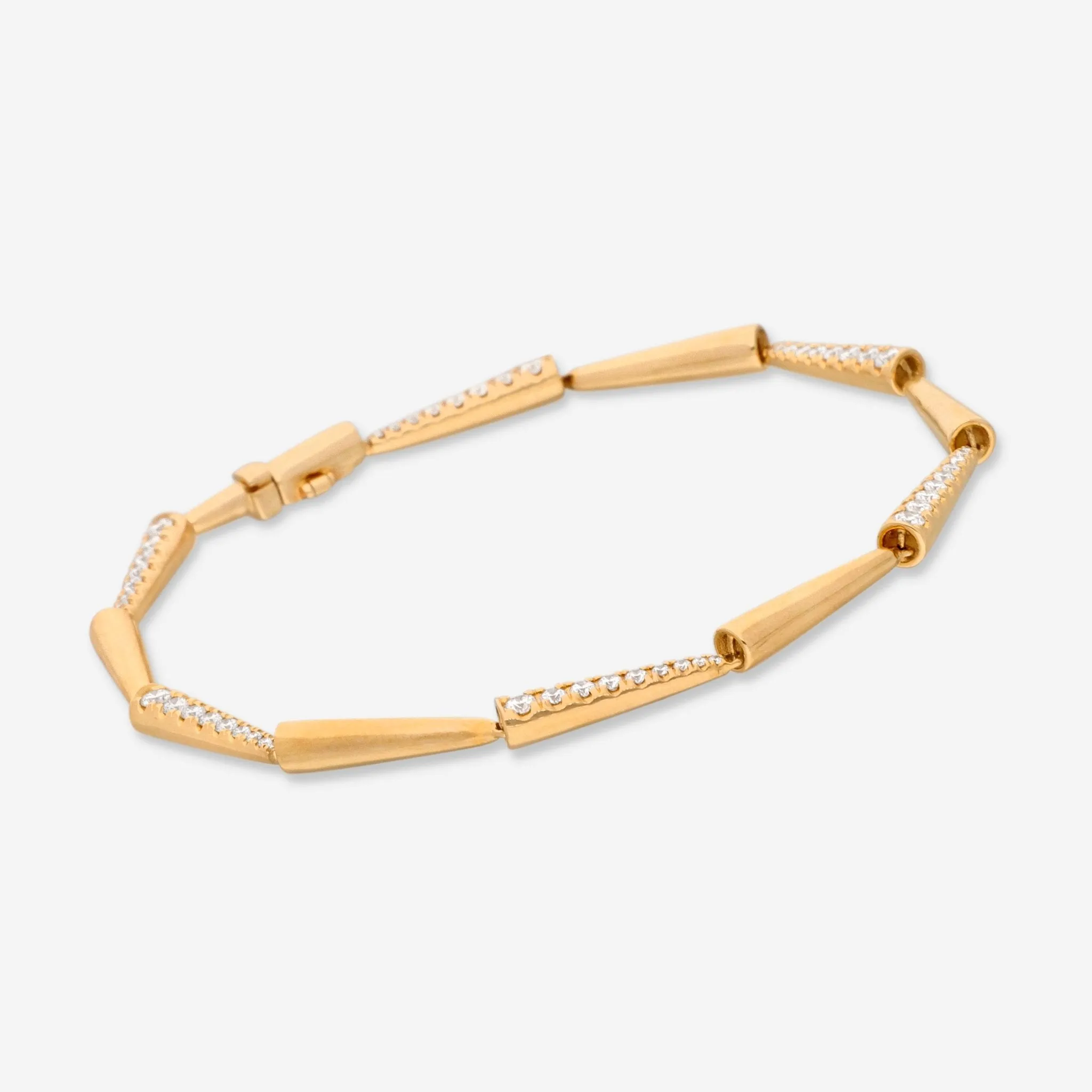 Ina Mar 14K Yellow Gold, Diamond 0.99ct.twd. Link Bracelet CN/566924