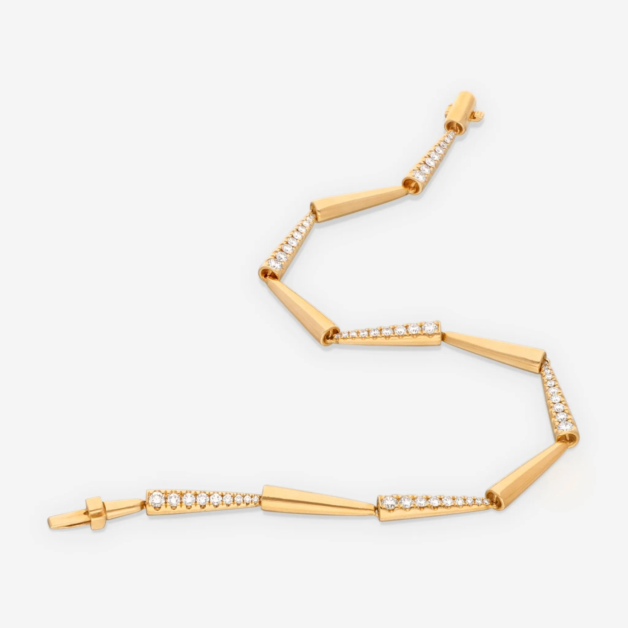 Ina Mar 14K Yellow Gold, Diamond 0.99ct.twd. Link Bracelet CN/566924