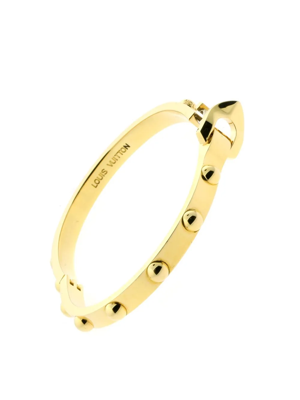 Louis Vuitton Clous Gold Bangle