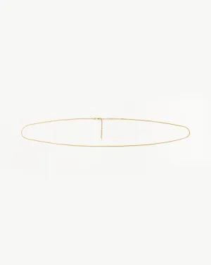 Lucy Williams Cobra Snake Belly Chain | 18k Gold Plated