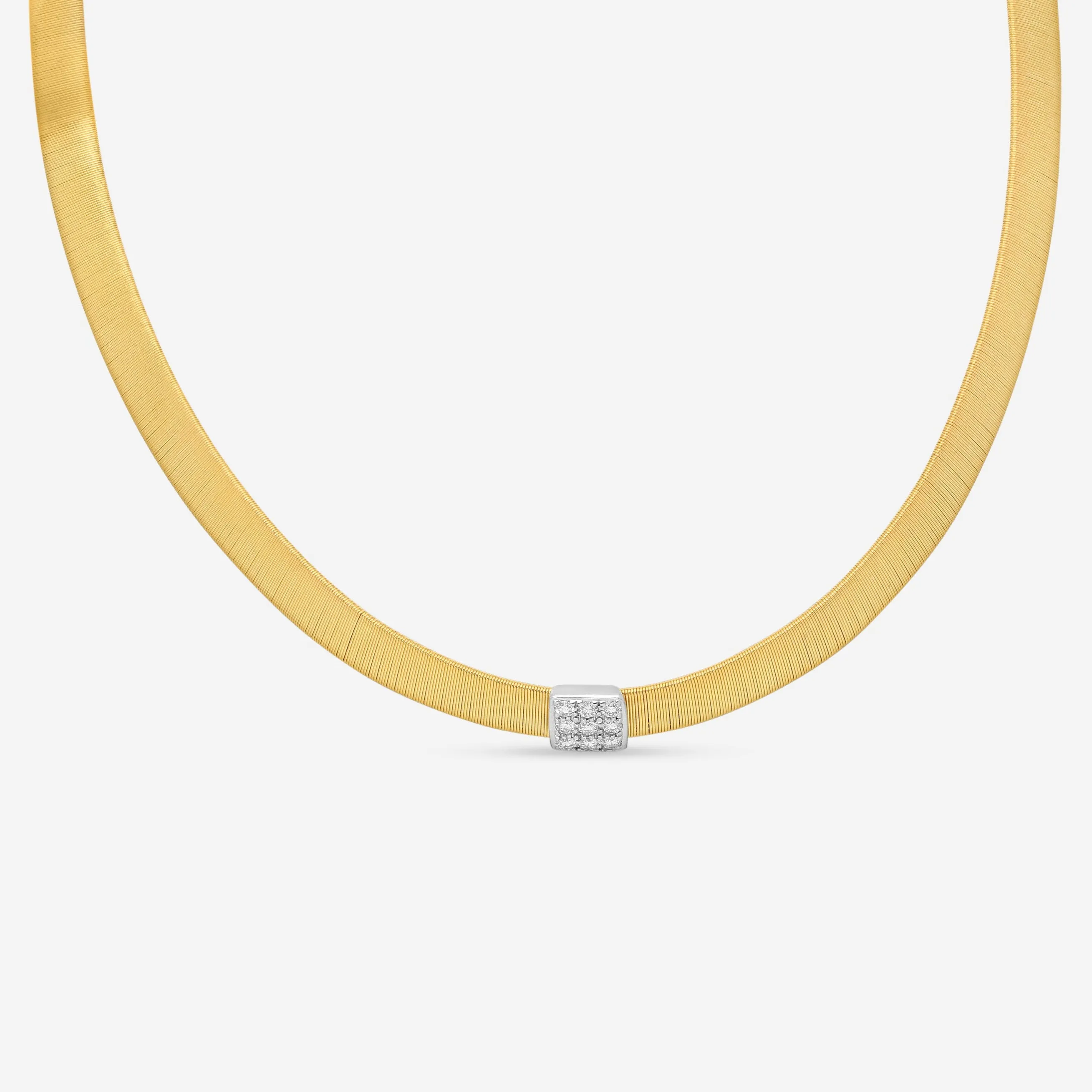 Marco Bicego Masai 18K Yellow & White Gold Choker Necklace CG740_B_YW_M5