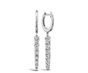 MEMOIRE-IDENTITY DROP EARRINGS .94-1.05CTW APPROX. FHUB25311128W72000