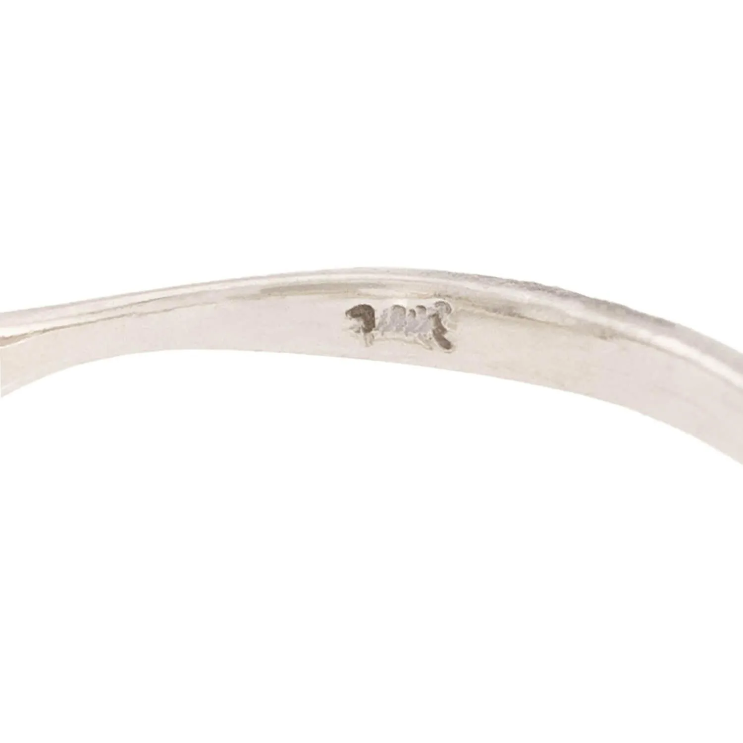 Retro 14k Diamond Horse Bit Ring