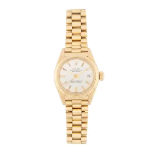 ROLEX Estate 18k Lady Datejust Wristwatch