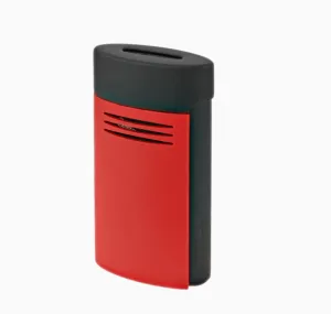 S.T. Dupont-MEGAJET MATT BLACK AND RED LIGHTER  REF: 020749