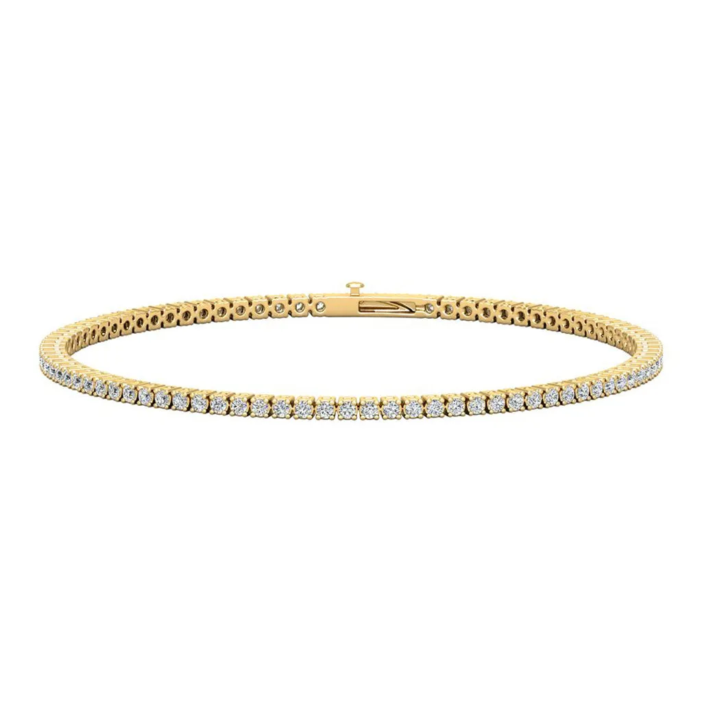 Stacci - One Carat Diamond Tennis Bracelet. Timeless elegance and Ethical Luxury
