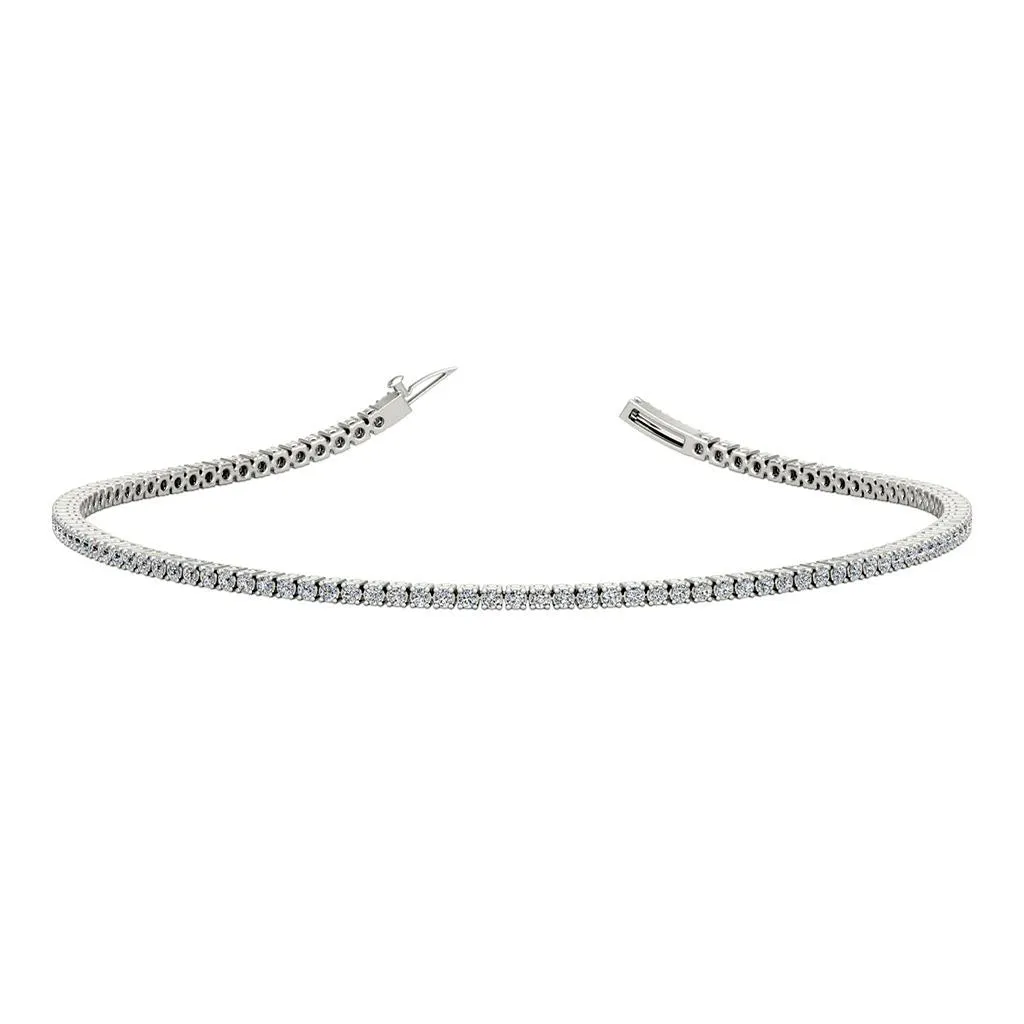 Stacci - One Carat Diamond Tennis Bracelet. Timeless elegance and Ethical Luxury
