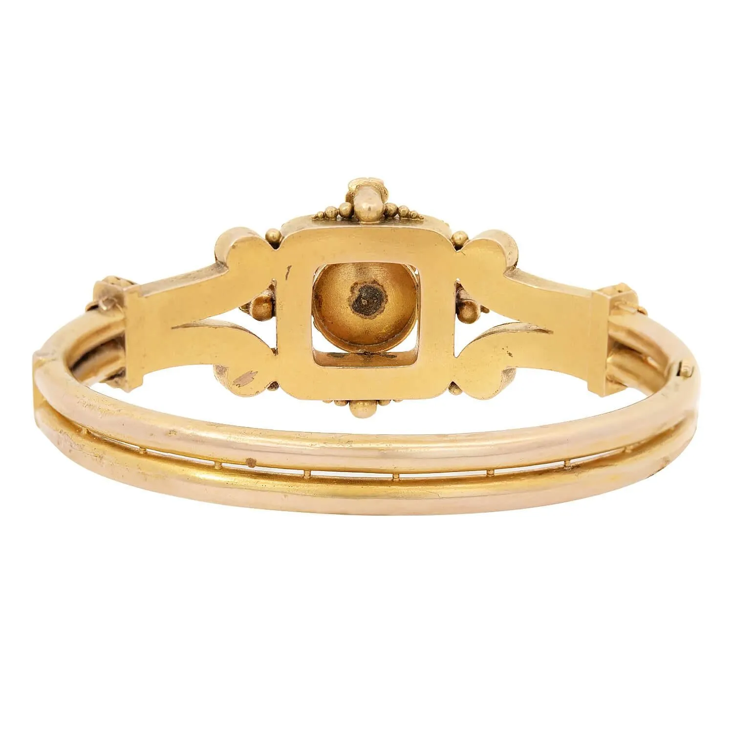 Victorian 15k Etruscan Bangle Bracelet