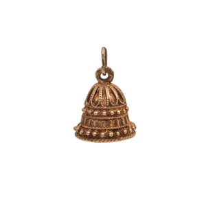 Vintage 10K Gold Bell Charm