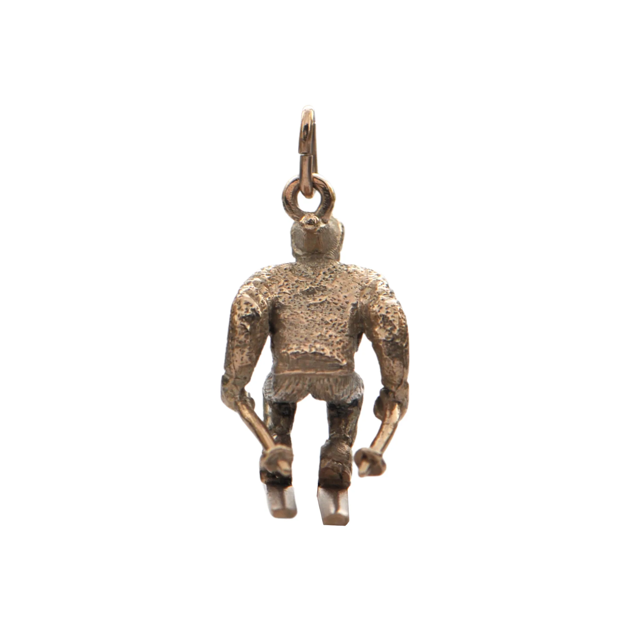 Vintage 10k Gold Skier Charm