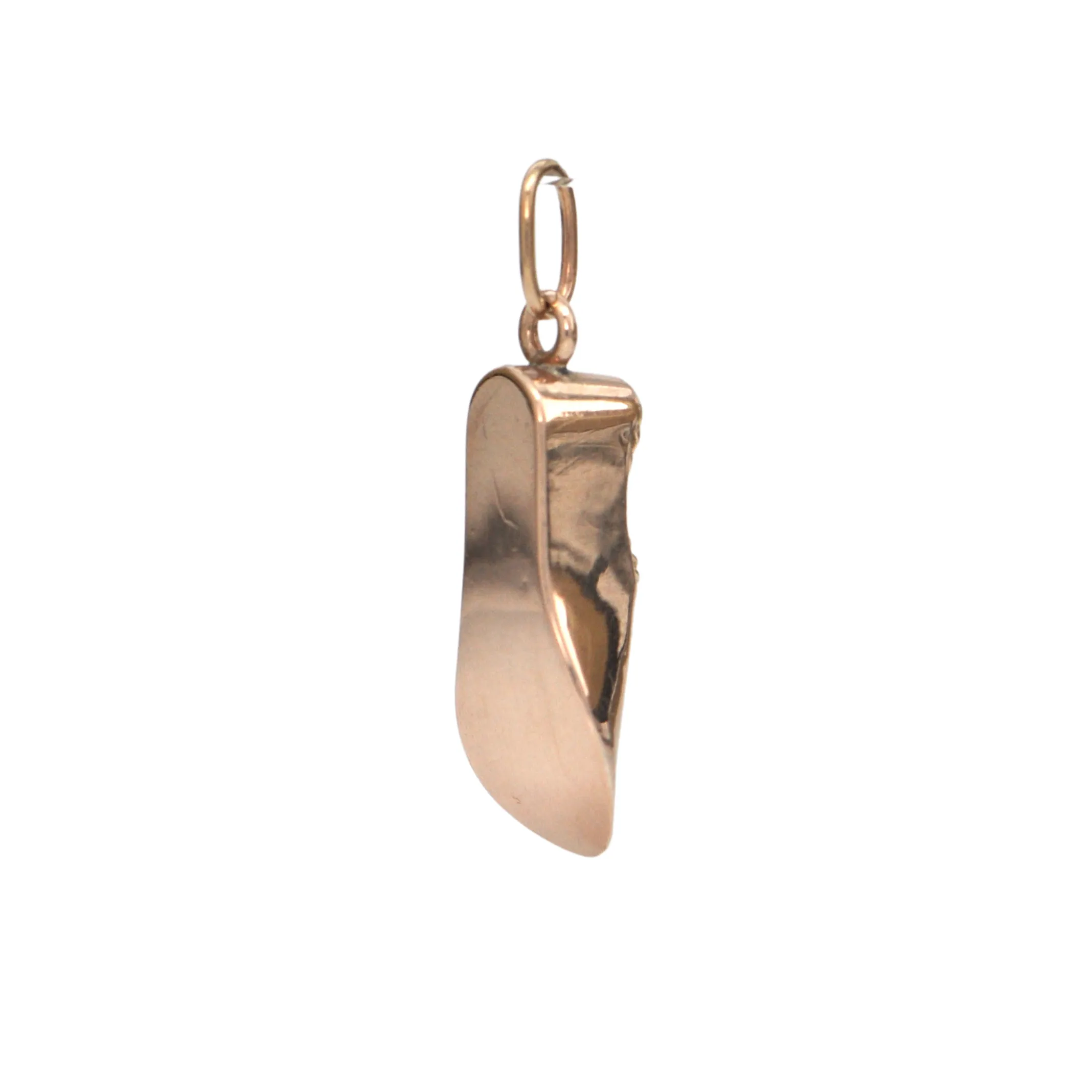 Vintage 10K Gold Slipper Charm