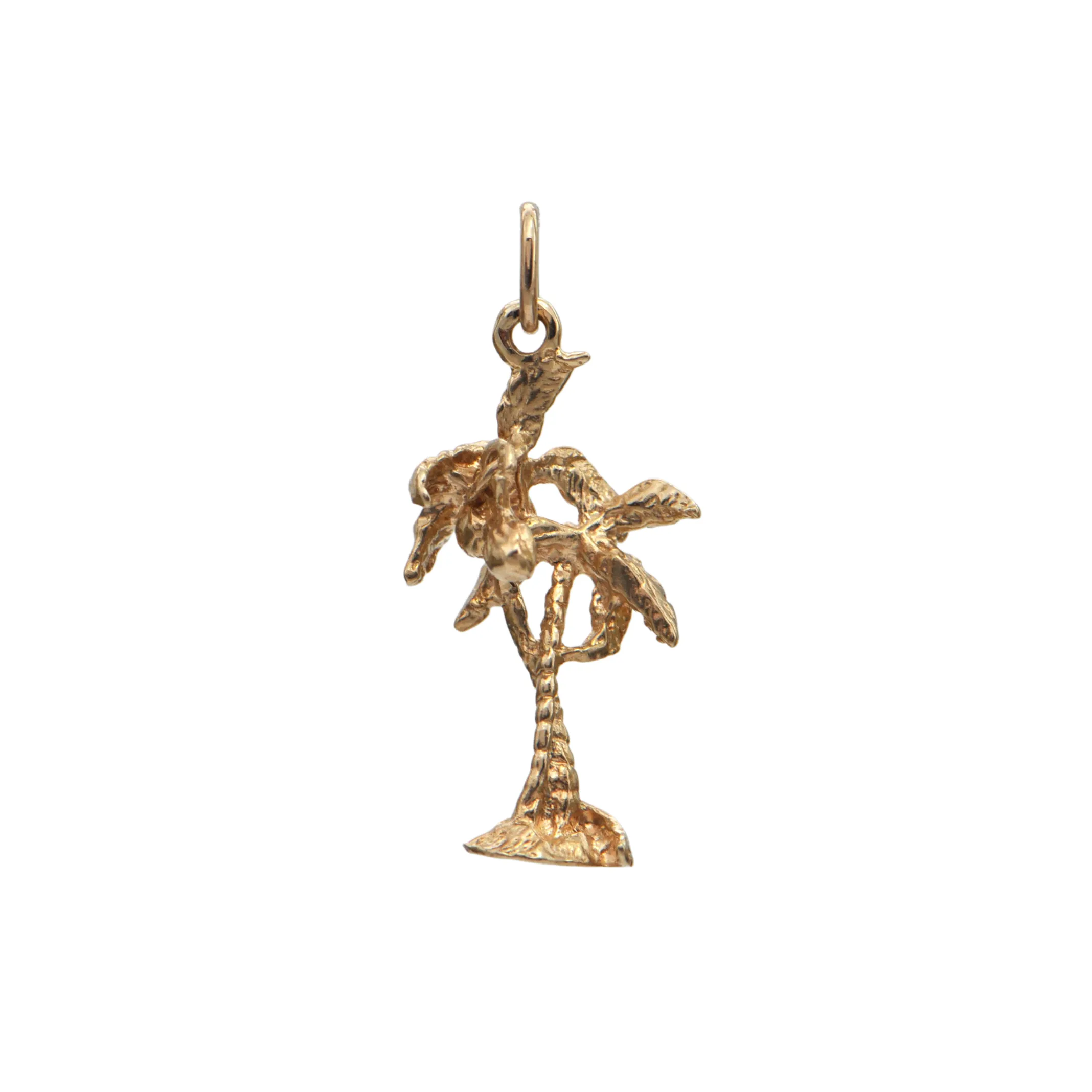 Vintage 14k Gold Florida Palm Tree Charm