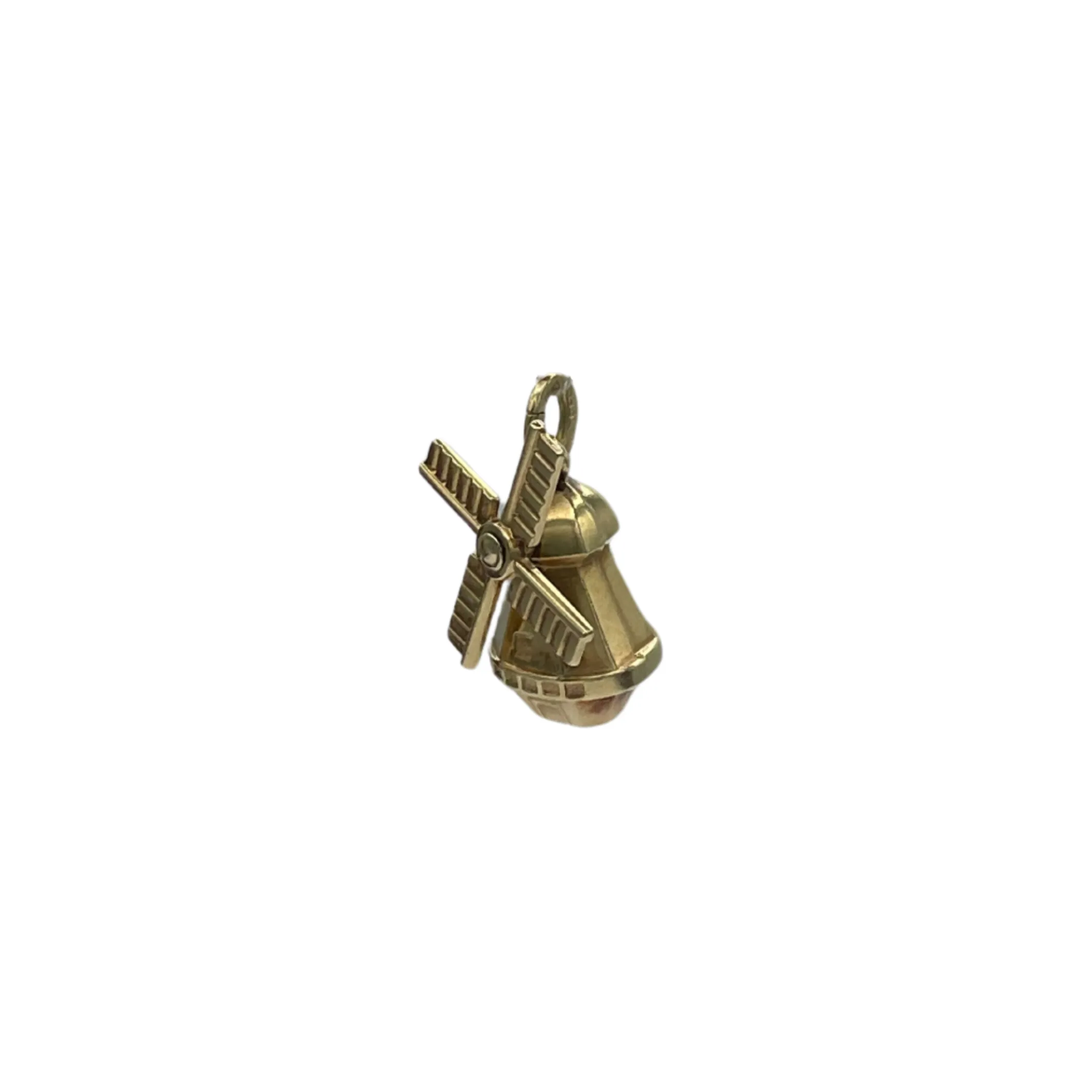 Vintage 14k yellowGold Windmill Charm