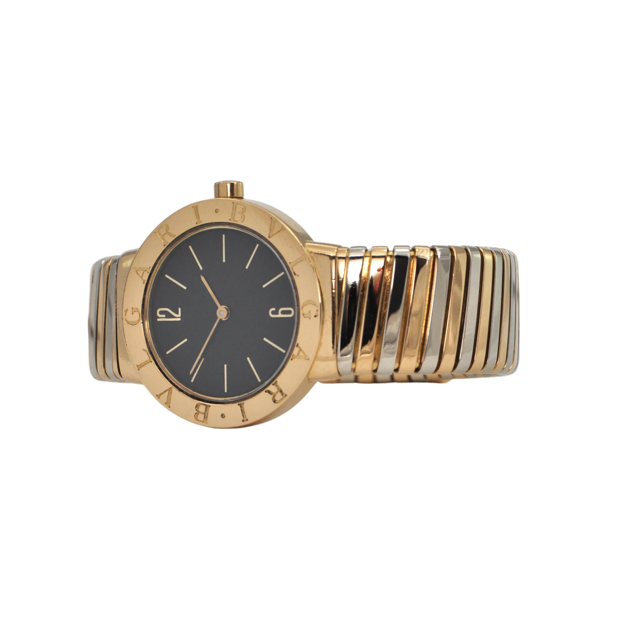Vintage 18K Gold Bulgari Tubogas Wrist Watch