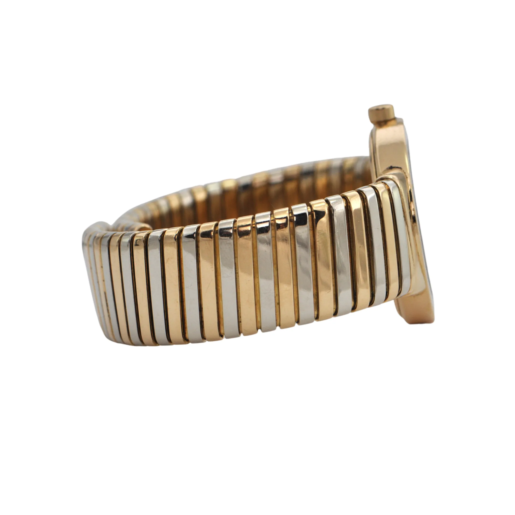 Vintage 18K Gold Bulgari Tubogas Wrist Watch