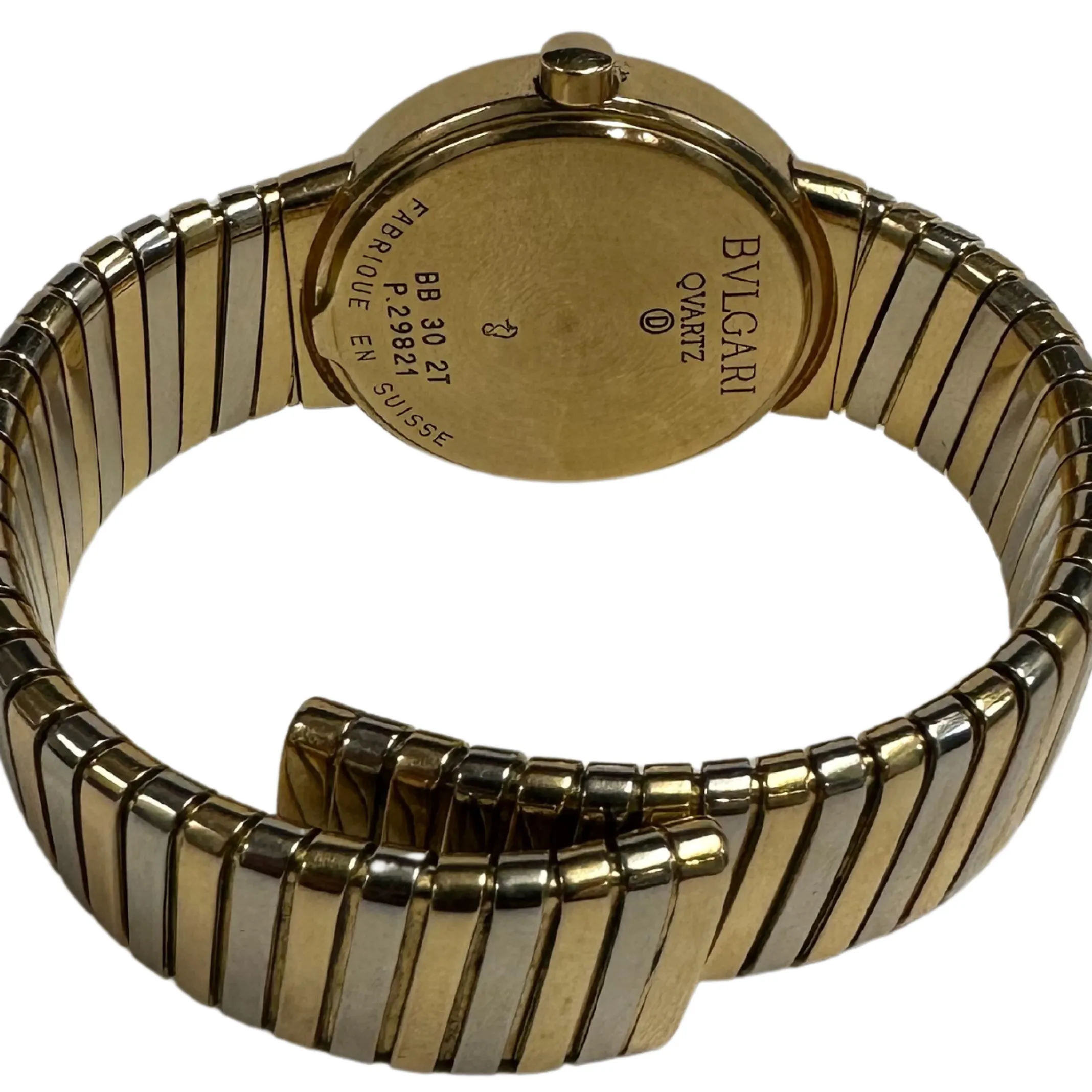 Vintage 18K Gold Bulgari Tubogas Wrist Watch