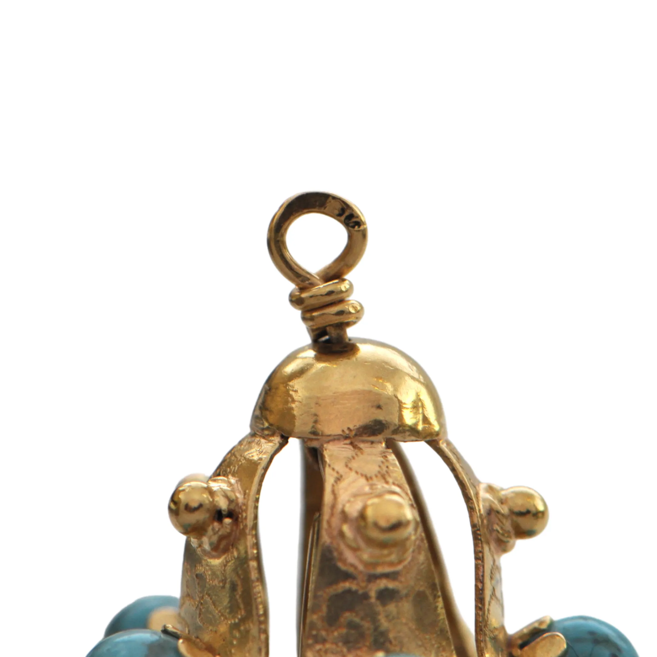 Vintage 18K Yellow Gold Bell Charm