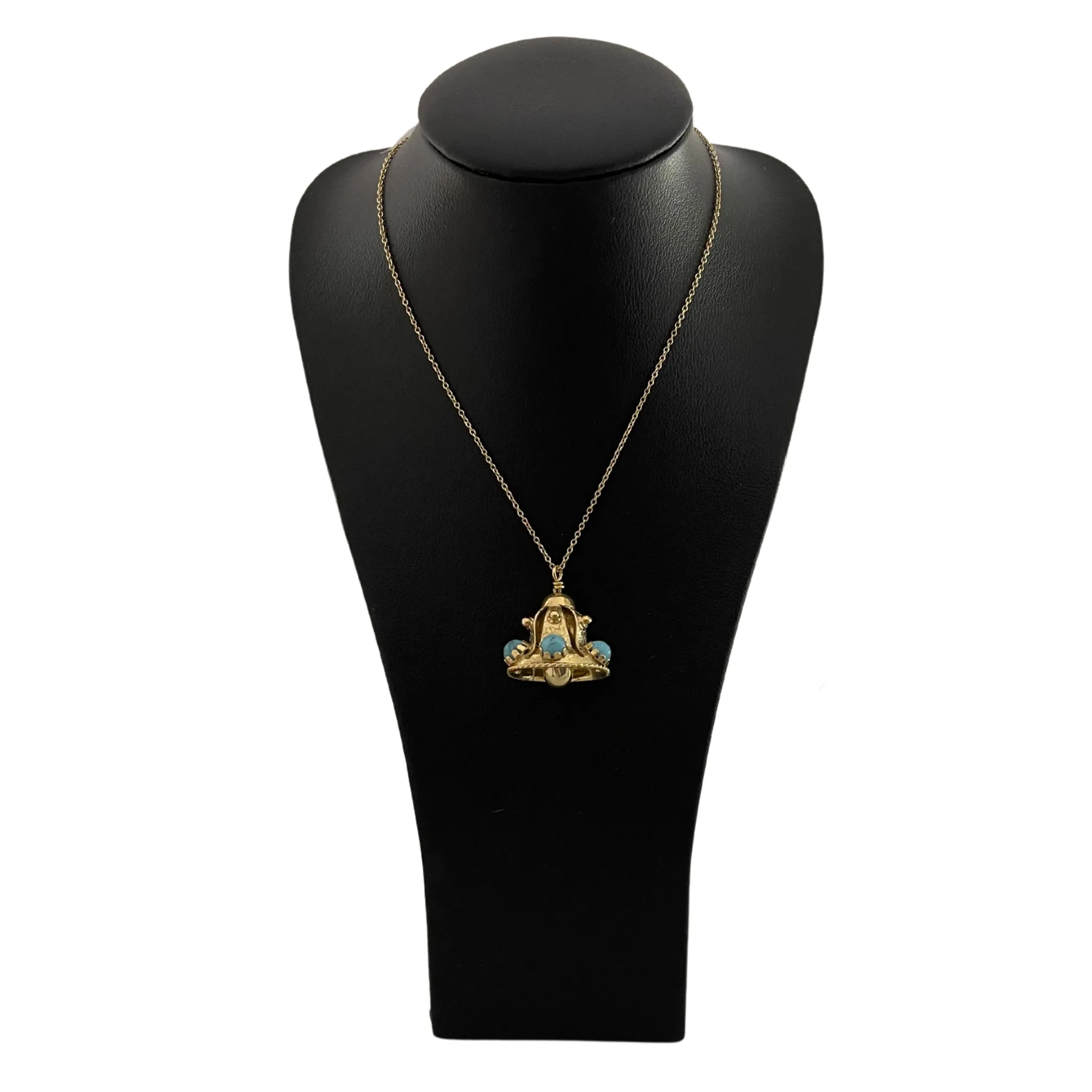 Vintage 18K Yellow Gold Bell Charm