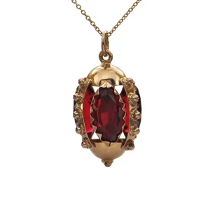 Vintage 18K Yellow Gold Lantern Charm