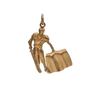Vintage 18K Yellow Gold Matador Charm