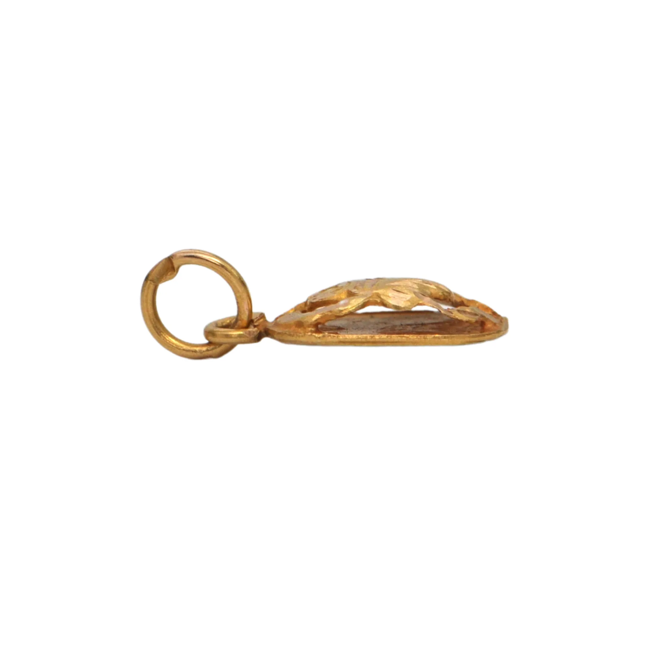 Vintage 18k Yellow Gold Scarab Charm