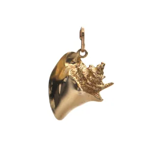 Vintage Conch Shell Gold Charm/Pendant
