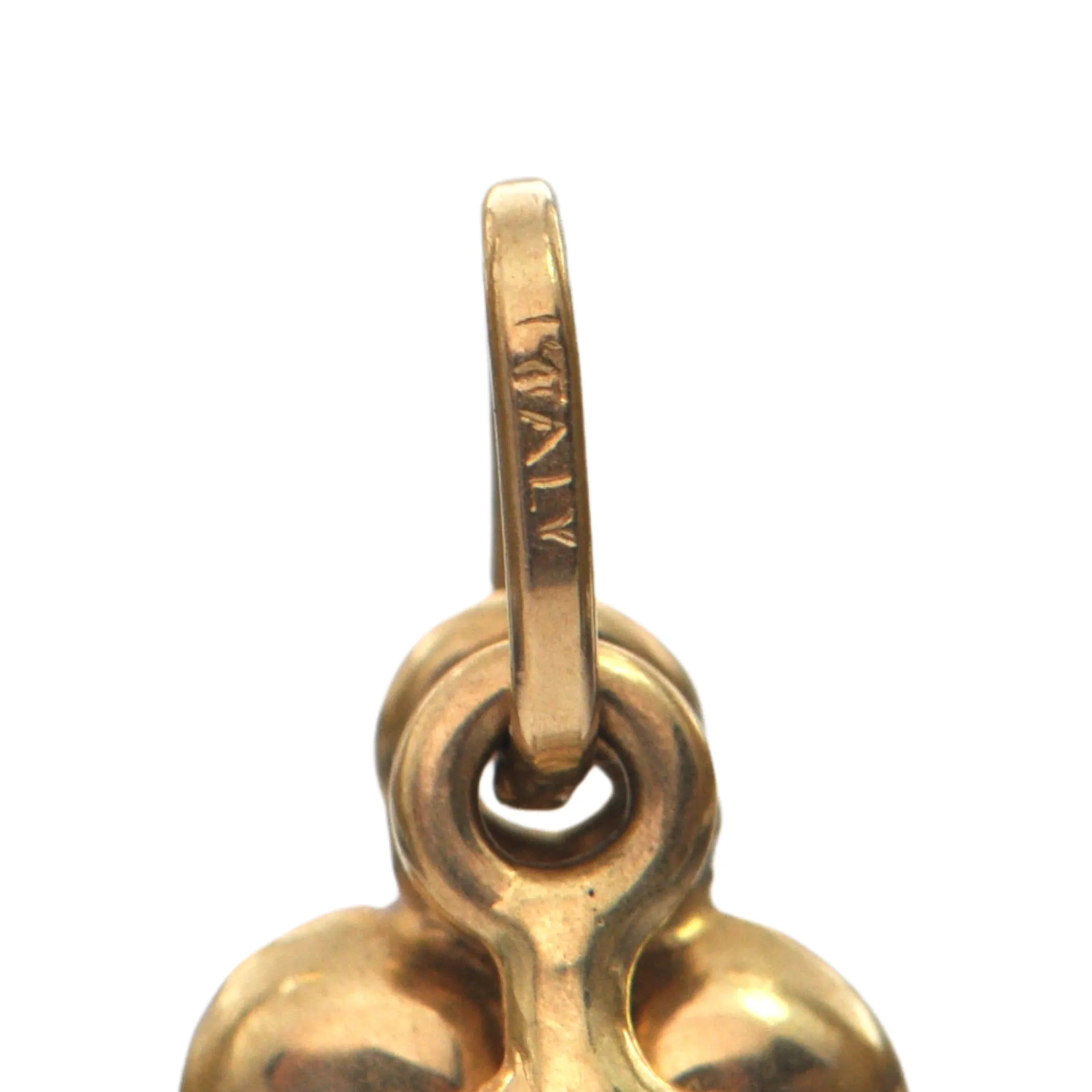 Vintage Italian 18K Gold Faith, Charity, and Hope Charm