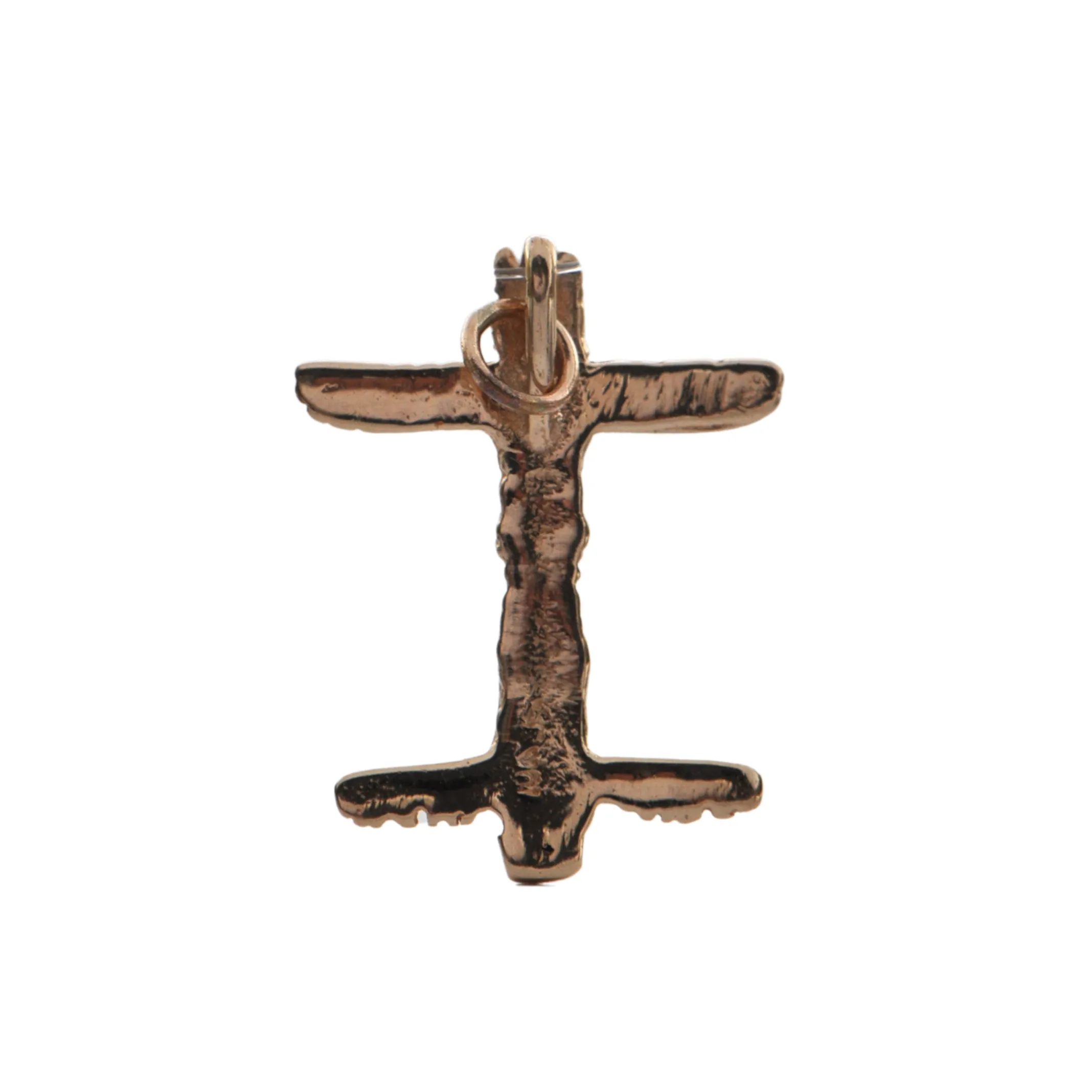 Vintage Rose Gold Totem Poll Charm