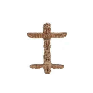 Vintage Rose Gold Totem Poll Charm